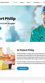 More ENT Website Templates